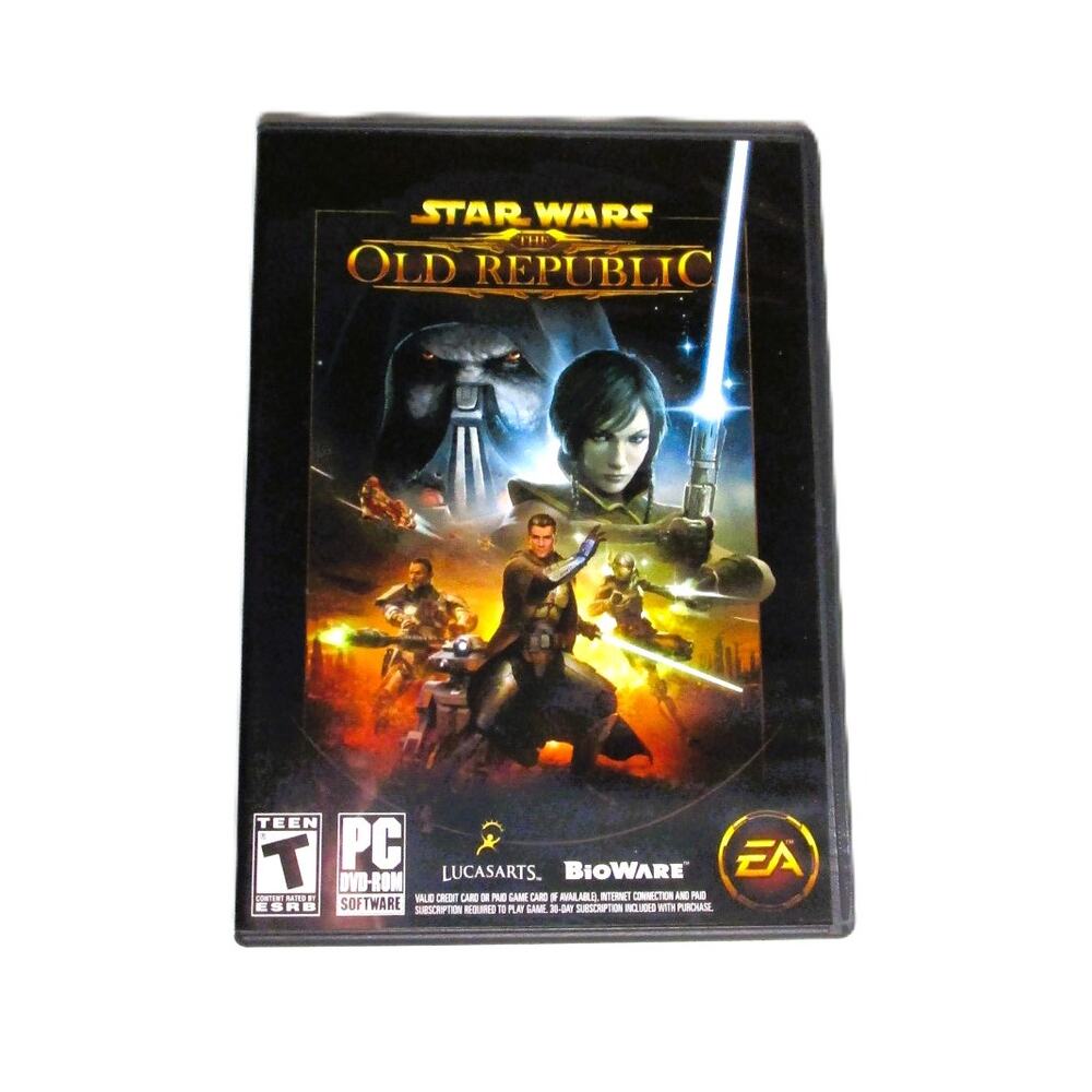 Electronic Arts Star Wars the Old Republic Rated Teen for PC Retro Gaming 2011